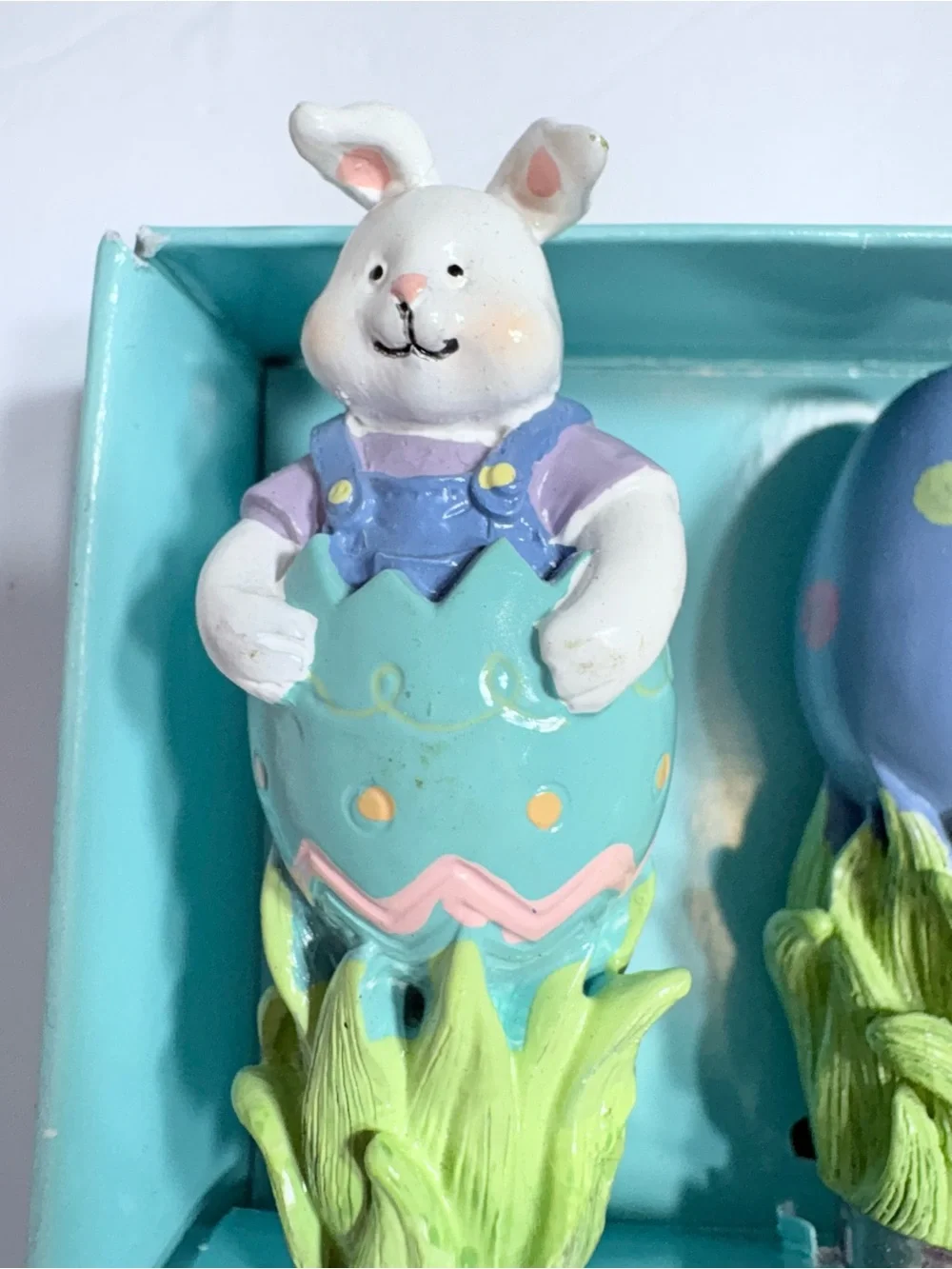 Easter Bunny Handle Spreader Set - Pastel Green & Pink